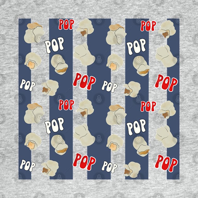 Retro Popcorn | Striped Popcorn Pattern by Suneldesigns